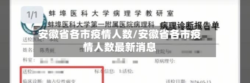 安徽省各市疫情人数/安徽省各市疫情人数最新消息-第1张图片