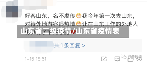 山东省二级疫情/山东省疫情表-第1张图片
