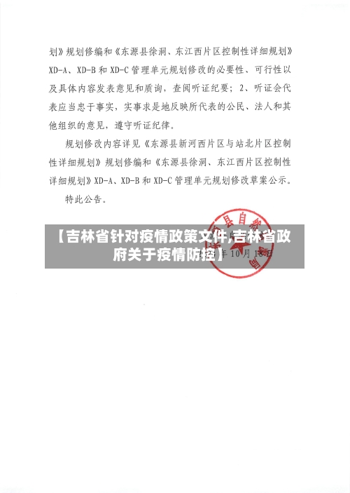 【吉林省针对疫情政策文件,吉林省政府关于疫情防控】-第2张图片